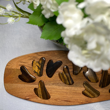 Load image into Gallery viewer, CHIA Heart gua sha - Tiger Eye