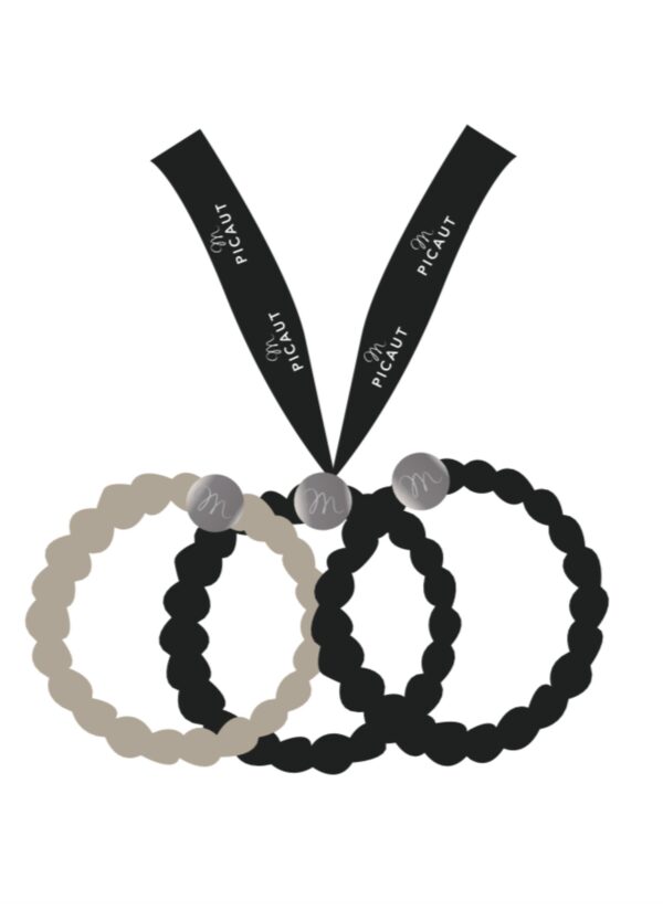 M Picaut Hårsnoddar i 3-pack